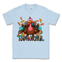 Dusty Blue Thankful Classic Tee - BundleAndBundleShop