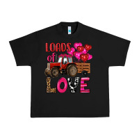 Black valentine's day loads of love tractor with pin heart balloons Urban Heavy Tee - RanaPortraitStore