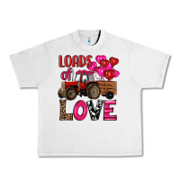 Lunar Rock valentine's day loads of love tractor with pin heart balloons Urban Heavy Tee - RanaPortraitStore