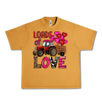 Peanut Butter valentine's day loads of love tractor with pin heart balloons Urban Heavy Tee - RanaPortraitStore