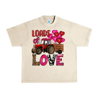 Sandshell valentine's day loads of love tractor with pin heart balloons Urban Heavy Tee - RanaPortraitStore