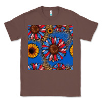 Chestnut usa sunflowers seamless pattern Classic Tee - HRA Design Shop