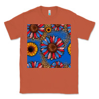 Copper usa sunflowers seamless pattern Classic Tee - HRA Design Shop