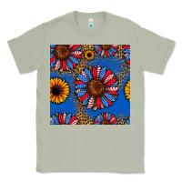 Matcha usa sunflowers seamless pattern Classic Tee - HRA Design Shop