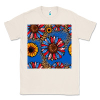 Natural usa sunflowers seamless pattern Classic Tee - HRA Design Shop
