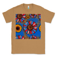 Toasted Coconut usa sunflowers seamless pattern Classic Tee - HRA Design Shop