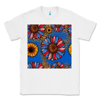 White usa sunflowers seamless pattern Classic Tee - HRA Design Shop