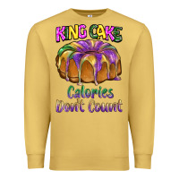 Antique Gold mardi gras king cage calories don't count Premium Sweatshirt - BarkalooDesign