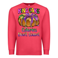 Cardinal mardi gras king cage calories don't count Premium Sweatshirt - BarkalooDesign