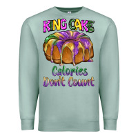 Seafoam mardi gras king cage calories don't count Premium Sweatshirt - BarkalooDesign