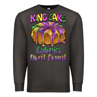 Smoke mardi gras king cage calories don't count Premium Sweatshirt - BarkalooDesign