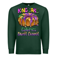 Sports Green mardi gras king cage calories don't count Premium Sweatshirt - BarkalooDesign