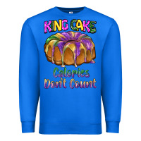 True Royal mardi gras king cage calories don't count Premium Sweatshirt - BarkalooDesign