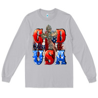 Moon Dust God bless the USA  4th of july Long Sleeve Tee - CowGirlArtShop