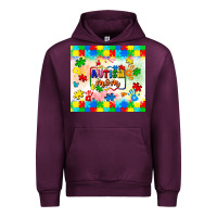 Mauve Wine autism mom Urban Hoodie - LillyAllenDesigns