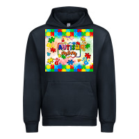 Navy autism mom Urban Hoodie - LillyAllenDesigns