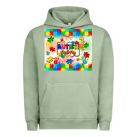 Pigment Oil Green autism mom Urban Hoodie - LillyAllenDesigns