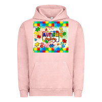Pigment Salmon autism mom Urban Hoodie - LillyAllenDesigns