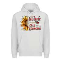 Dove Grey my favorite people call me grandma Premium Hoodie - MaliasSmallBusiness
