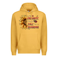 Mustard my favorite people call me grandma Premium Hoodie - MaliasSmallBusiness