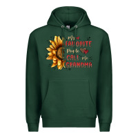 Sports Green my favorite people call me grandma Premium Hoodie - MaliasSmallBusiness