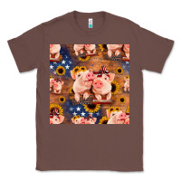 Chestnut american pigs seamless pattern Classic Tee - HRA Design Shop