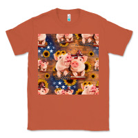 Copper american pigs seamless pattern Classic Tee - HRA Design Shop