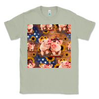 Matcha american pigs seamless pattern Classic Tee - HRA Design Shop