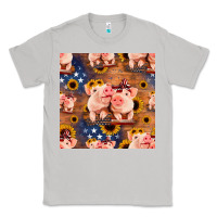 Moon Dust american pigs seamless pattern Classic Tee - HRA Design Shop