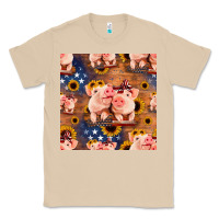 Mushroom american pigs seamless pattern Classic Tee - HRA Design Shop