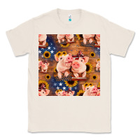 Natural american pigs seamless pattern Classic Tee - HRA Design Shop