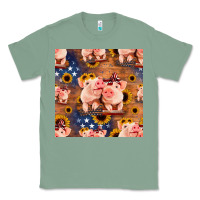 Sage american pigs seamless pattern Classic Tee - HRA Design Shop