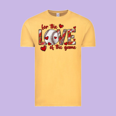 Vintage Tee for the love of the game baseball