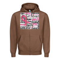 Chestnut breast cancer ribbon Zipper Hoodie - JahusDesignShop