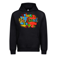 Black be kind autism Urban Hoodie - LillyAllenDesigns