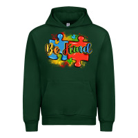 Foreset Green be kind autism Urban Hoodie - LillyAllenDesigns