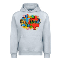Heather Grey be kind autism Urban Hoodie - LillyAllenDesigns