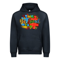 Navy be kind autism Urban Hoodie - LillyAllenDesigns