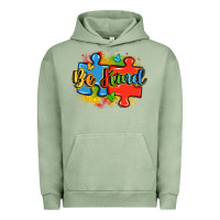 Pigment Oil Green be kind autism Urban Hoodie - LillyAllenDesigns