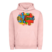 Pigment Salmon be kind autism Urban Hoodie - LillyAllenDesigns
