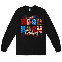 Black Boom boom baby Long Sleeve Tee - Neo Western