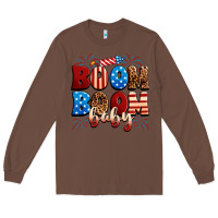Chestnut Boom boom baby Long Sleeve Tee - Neo Western