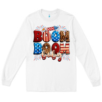 White Boom boom baby Long Sleeve Tee - Neo Western