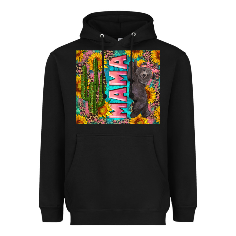 Western Mama With Baby Bear Heavyweight Hoodie by Artiststas | Teevron