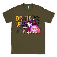 Army Green drink up witches Classic Tee - CowhideDigitalArt