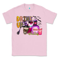 Bubblegum Pink drink up witches Classic Tee - CowhideDigitalArt