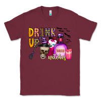 Burgundy drink up witches Classic Tee - CowhideDigitalArt