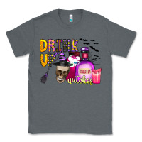 Charcoal Heather drink up witches Classic Tee - CowhideDigitalArt