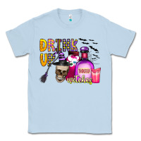 Dusty Blue drink up witches Classic Tee - CowhideDigitalArt