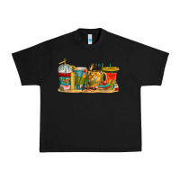 Black teacher fuel coffee cups Urban Heavy Tee - texasbilliewilder